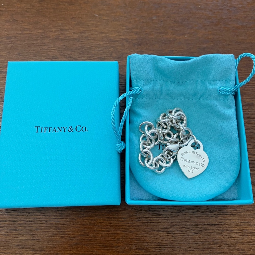 Authentic Tiffany and Co Charm Bracelet